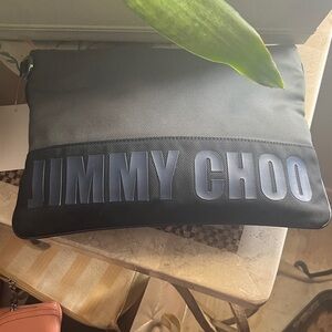 Jimmy Choo unisex Black blue and gray green everyday bag